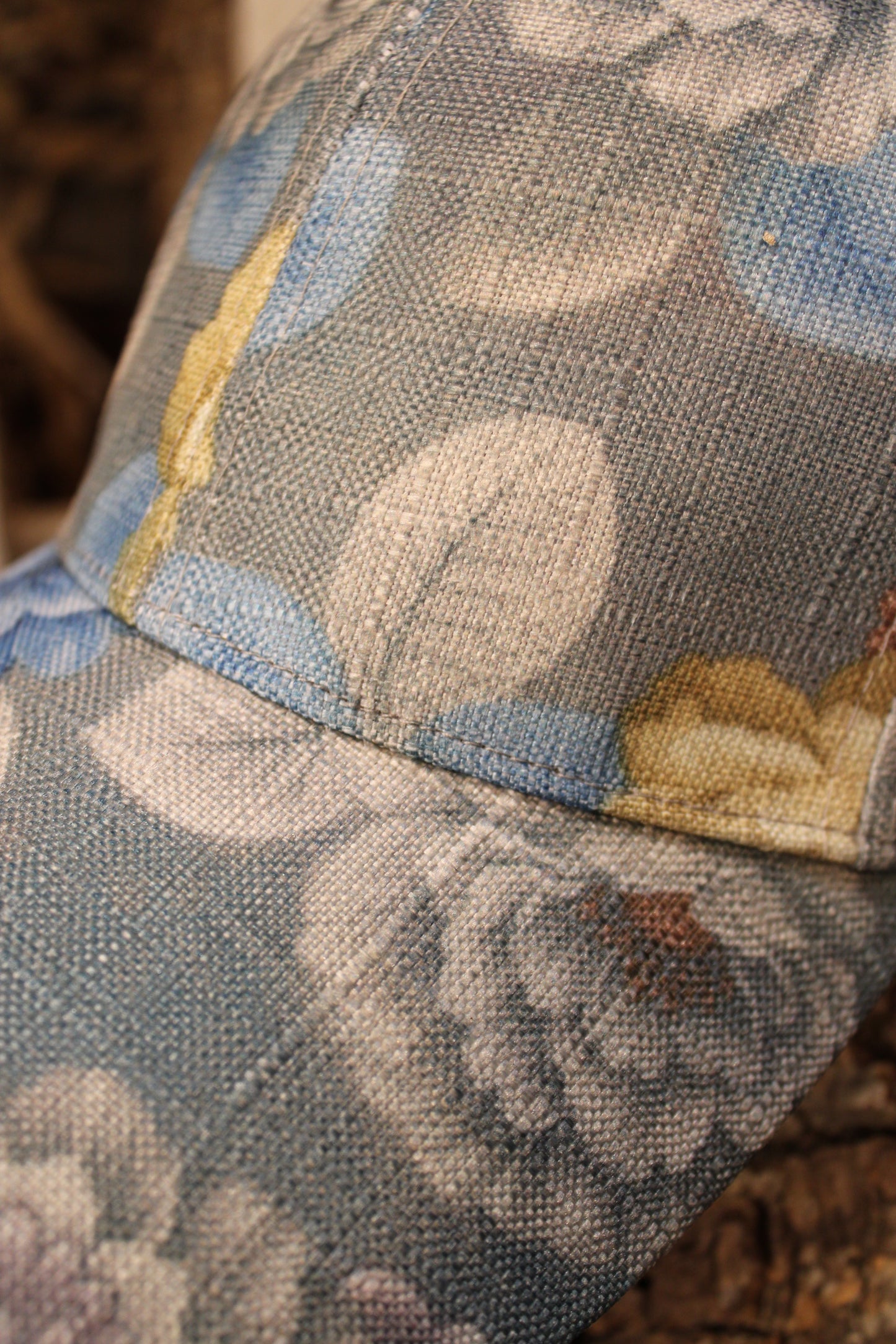 Flowers Above Ball Cap