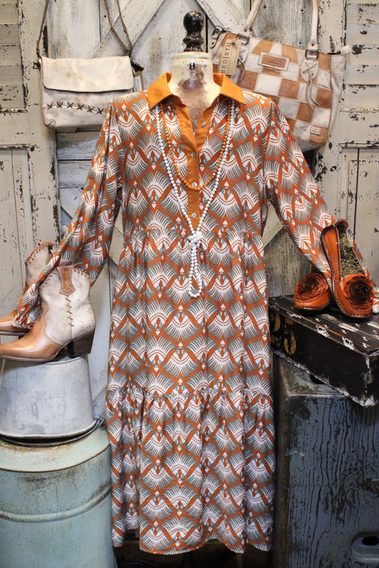 Sunset Sage Dress