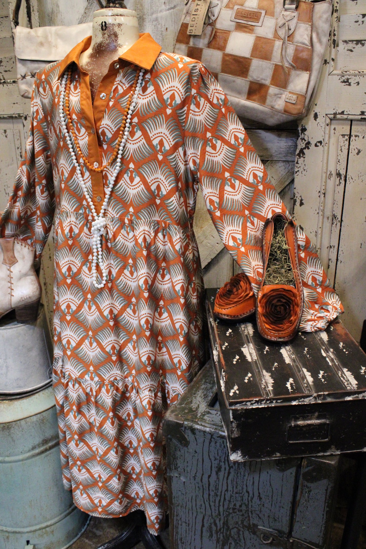 Sunset Sage Dress