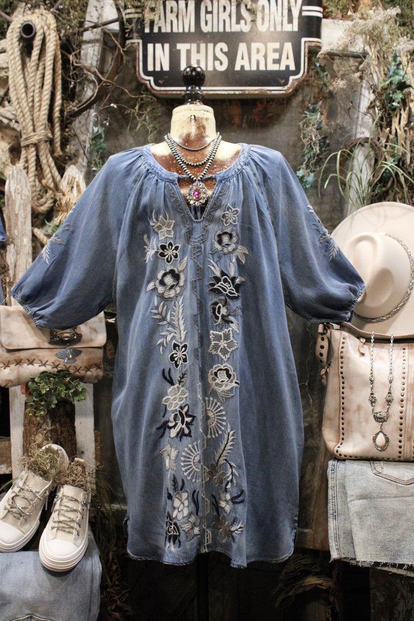 Backyard Denim Dress S Backyard Denim Dress S