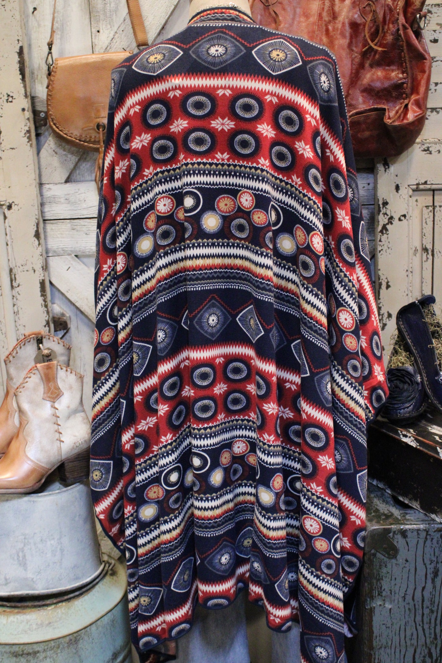Aztec Geo Kimono
