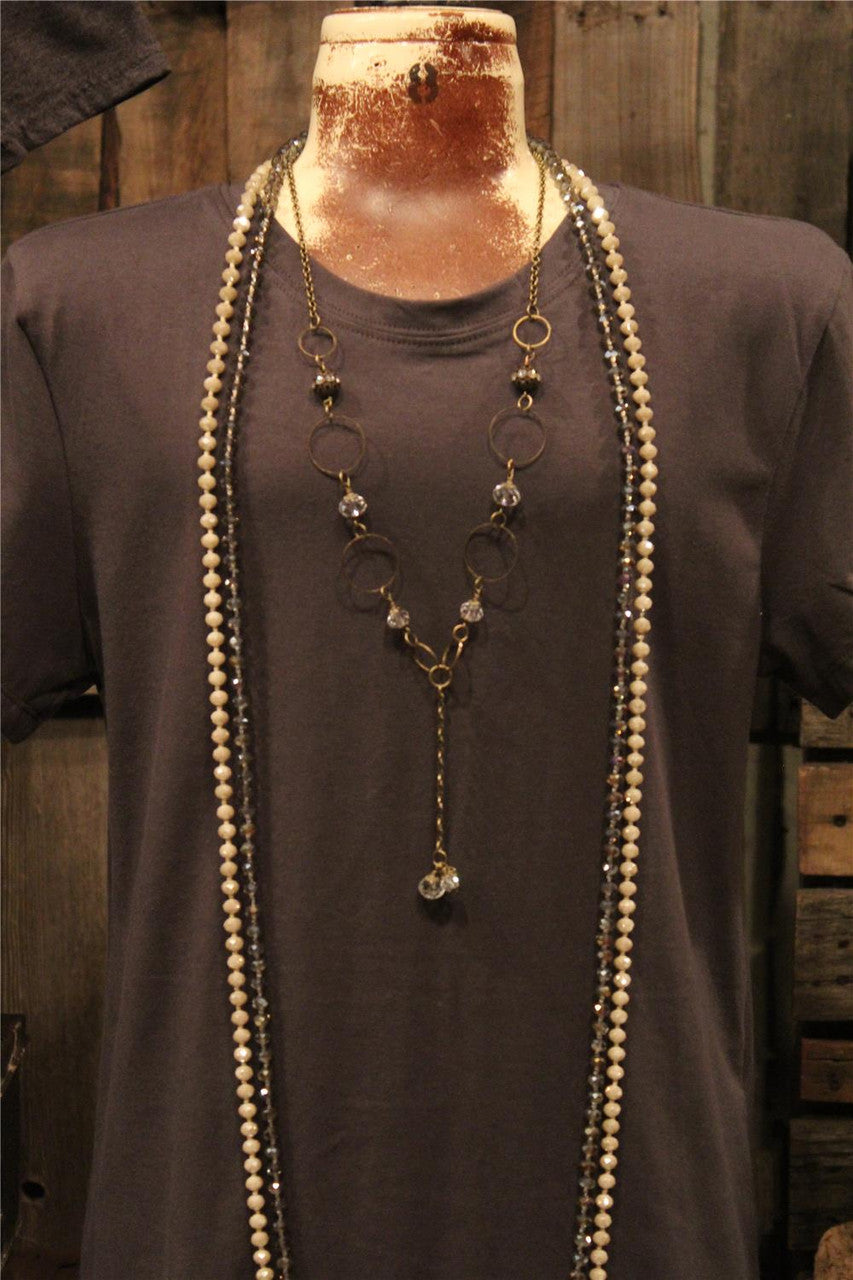 Dark Gray Basic T-shirt