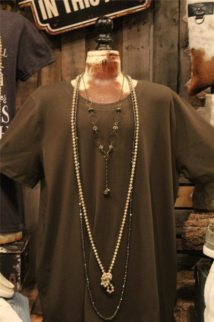Dark Olive Basic T Shirt