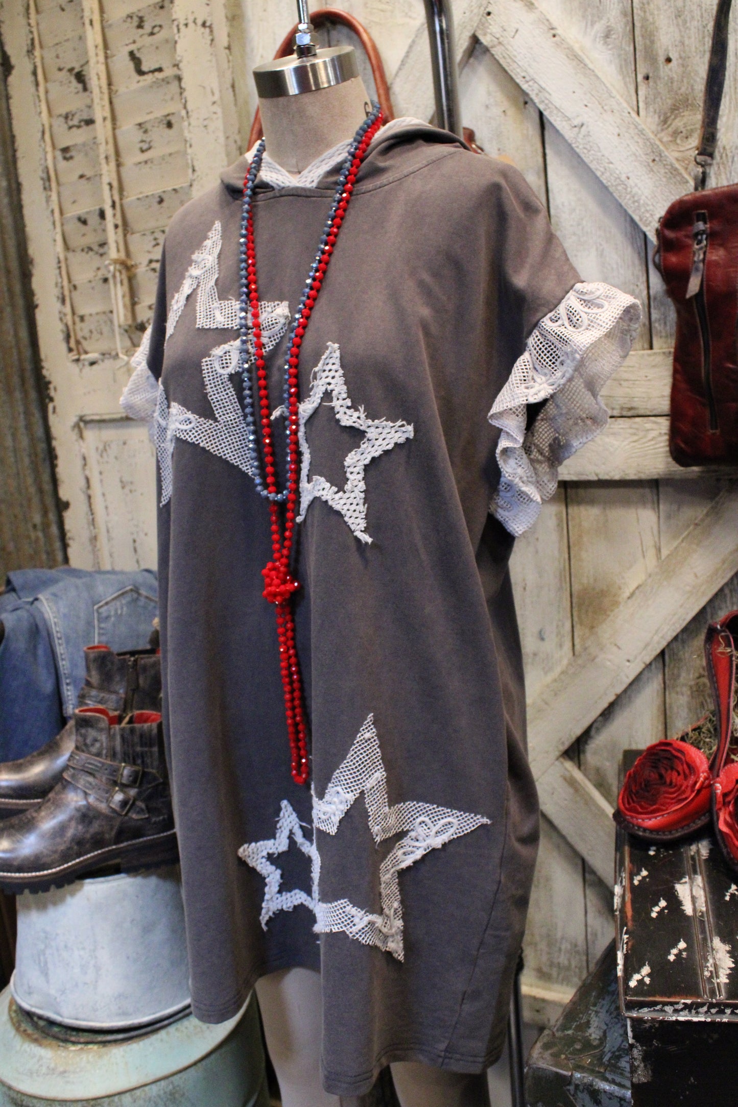 Midnight Sky Hooded Dress