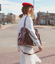 Bed|Stu Rockaway Cherry Lux Handbag
