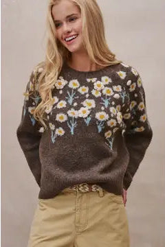 Daisy Daydream Knit Sweater