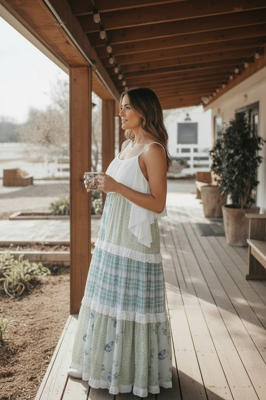 Mariposa Morning Floral Dress