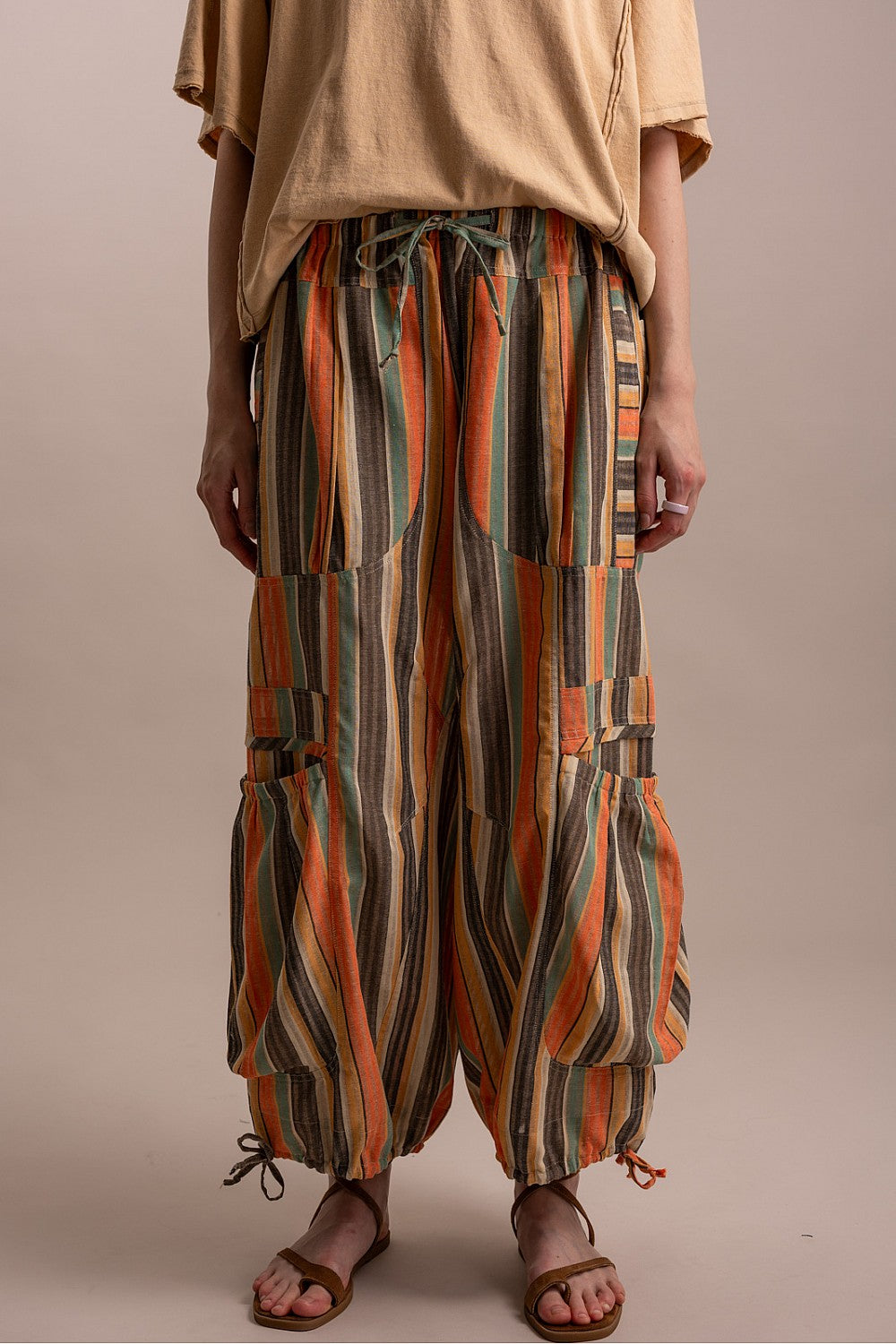 Desert Sunset Striped Pants