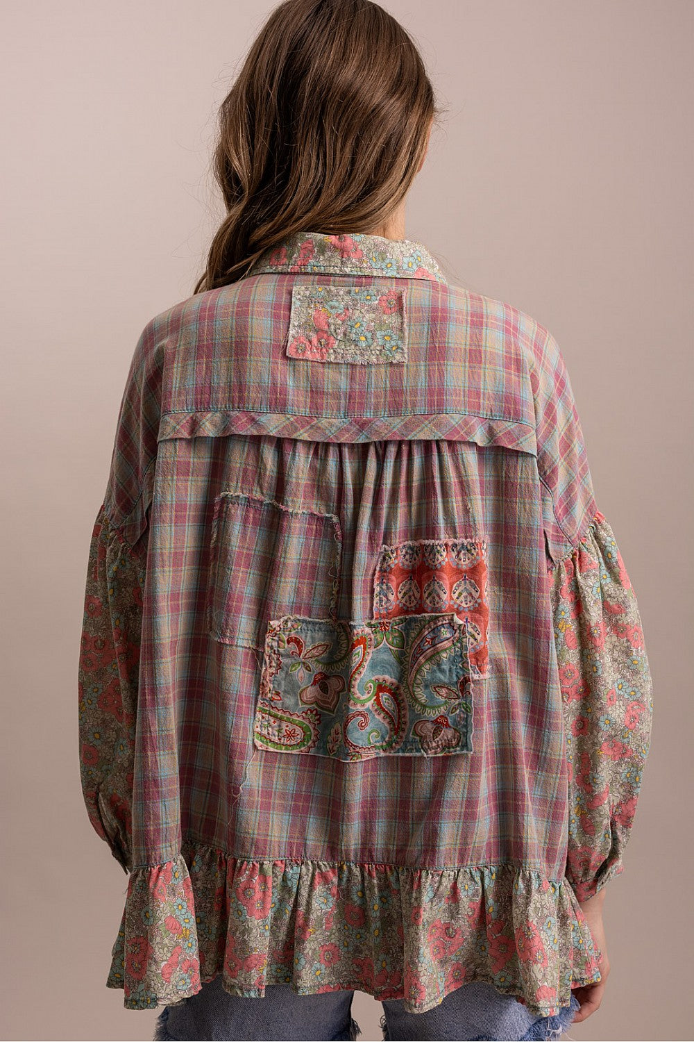 Sweetbriar Plaid Top