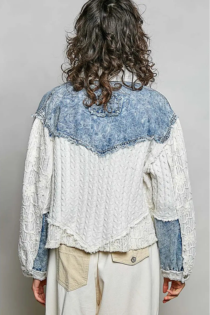 Daisy Patch Denim Jacket
