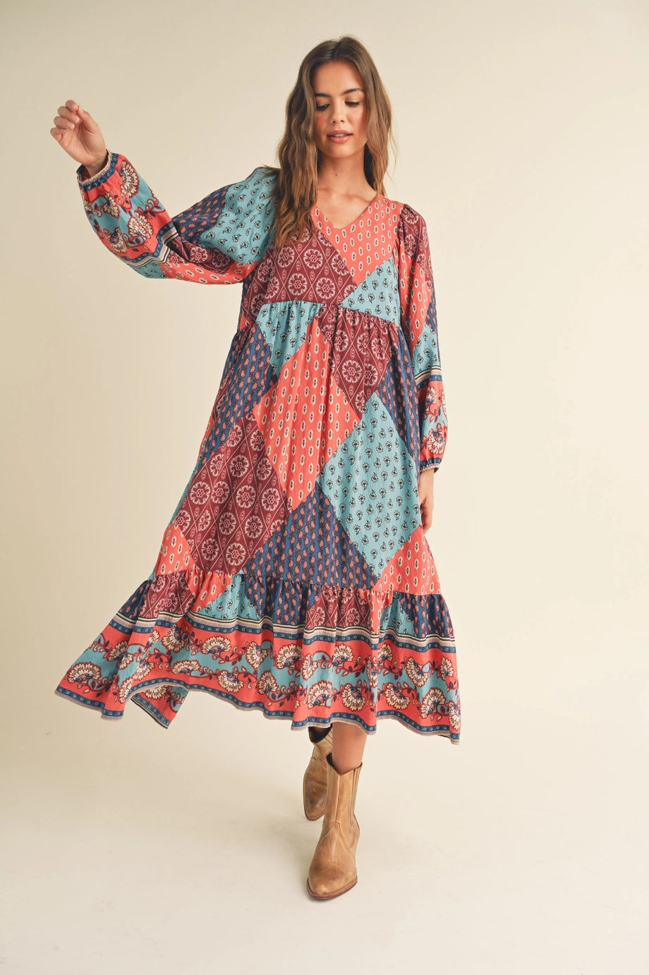 Ready For Fun Patchwork Dress