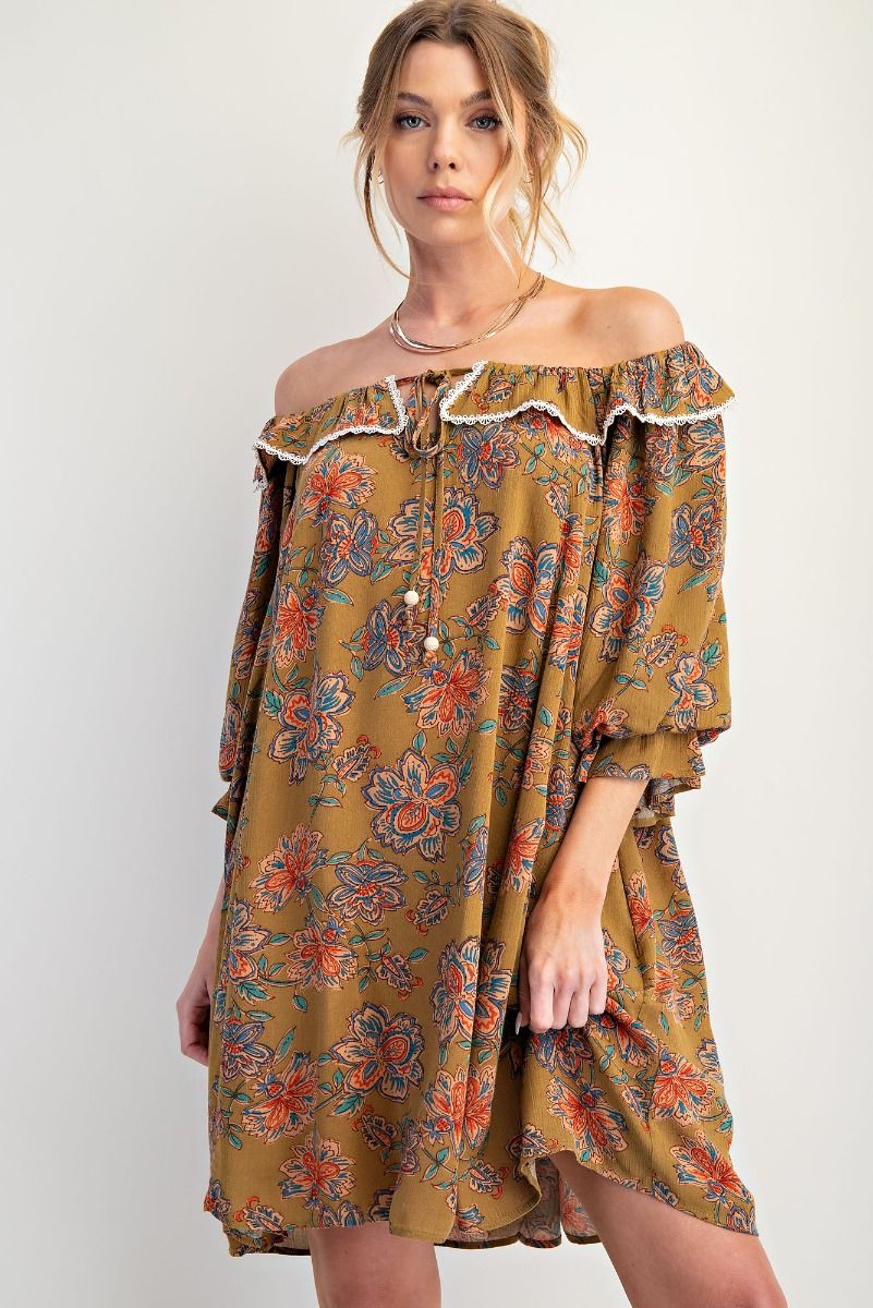 Olive Martini Dress
