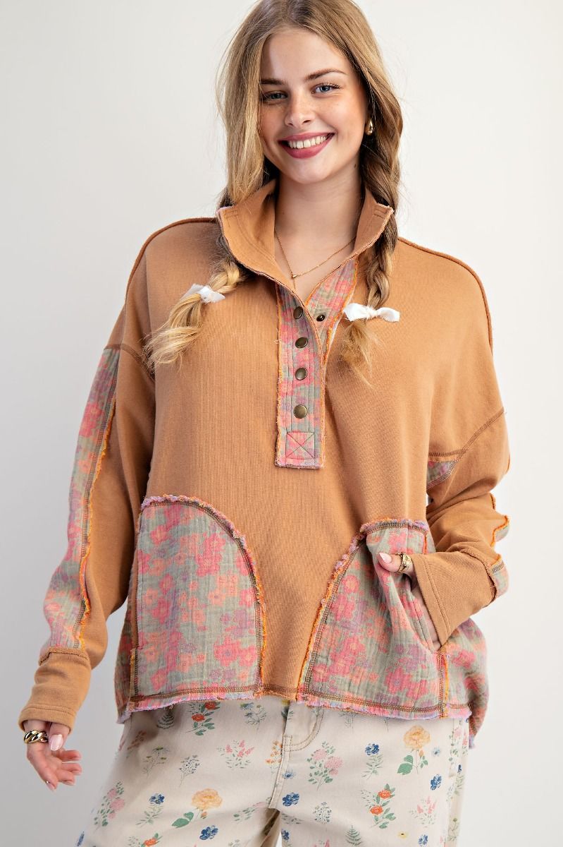 Boho Camel Sweatshirt