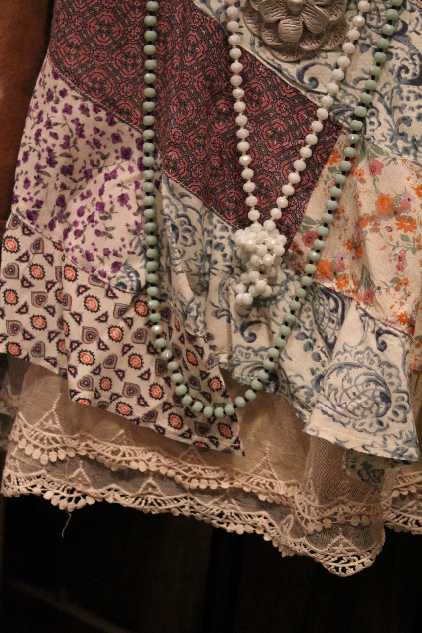 beige lace tank slip skirt top and dress extender