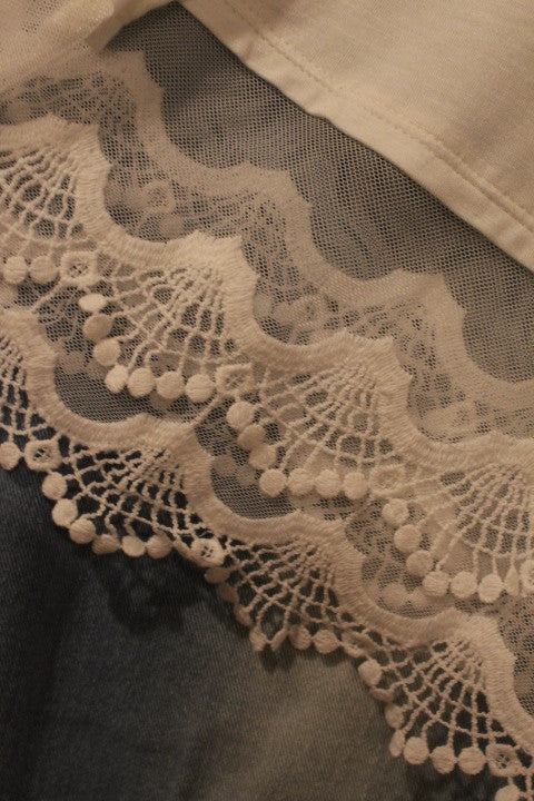 off white knit plus size sleeveless lace top or dress tank extender