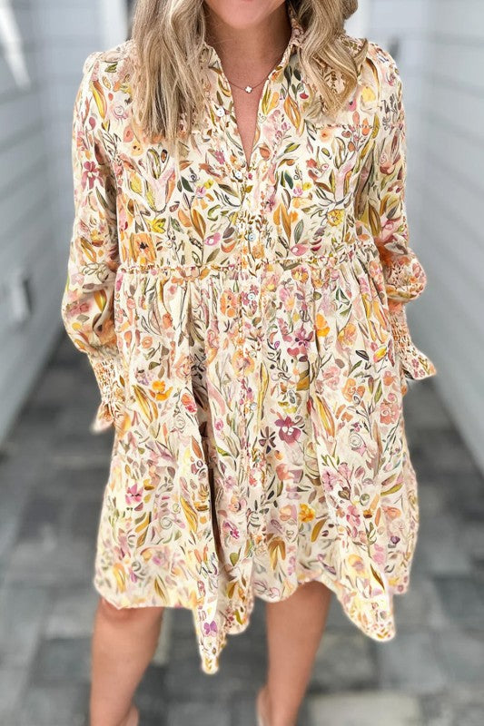Honey Field Floral Dress