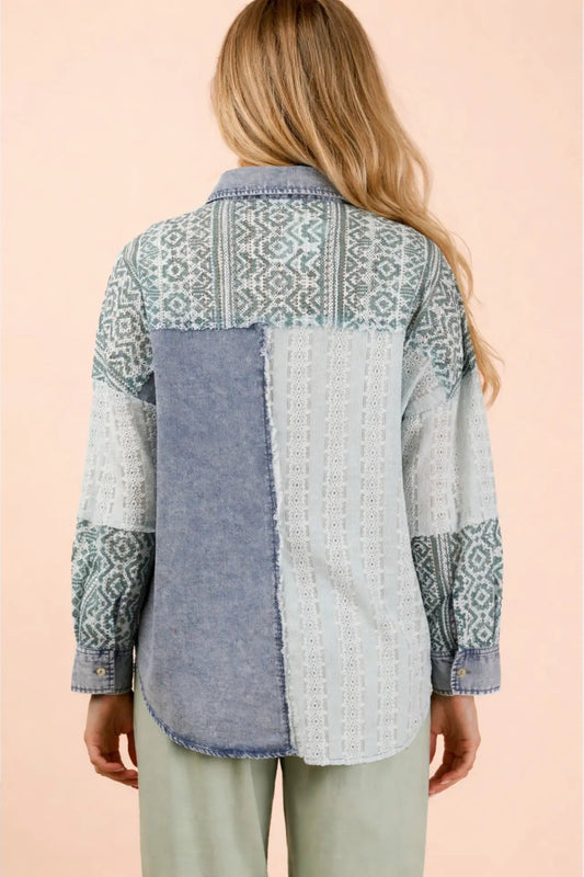 High Plains Denim Top