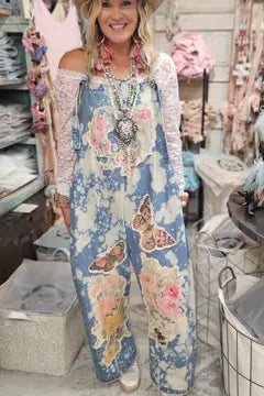 Painted Garden Overalls