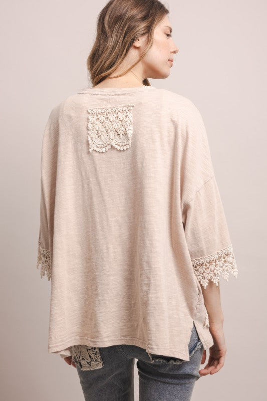 Savanna Sun Cotton Lace Top