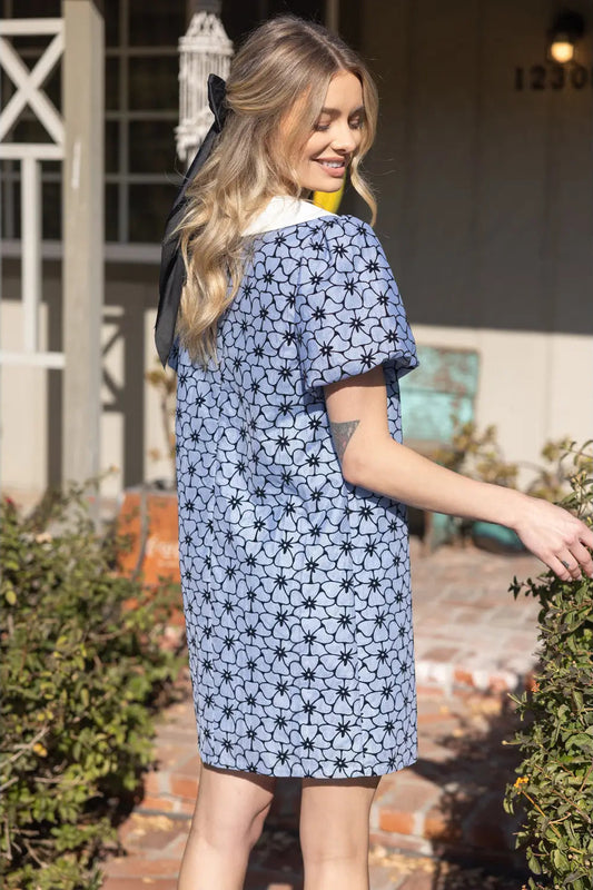 Shimmer And Stem Sky Blue Shimmer Dress