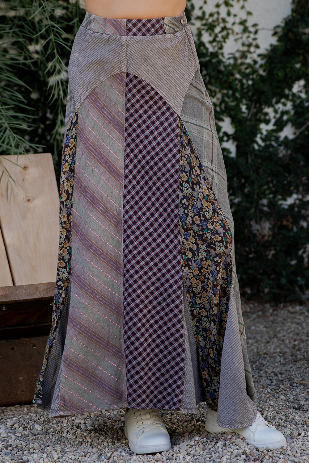 Folk Song Cotton Skirt