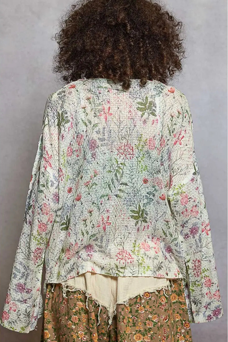 Whispering Meadow Fringe Cardigan