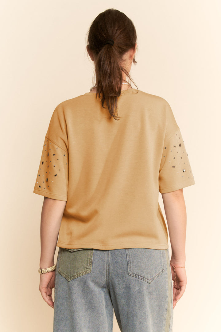 Starlight Mocha Beige Top