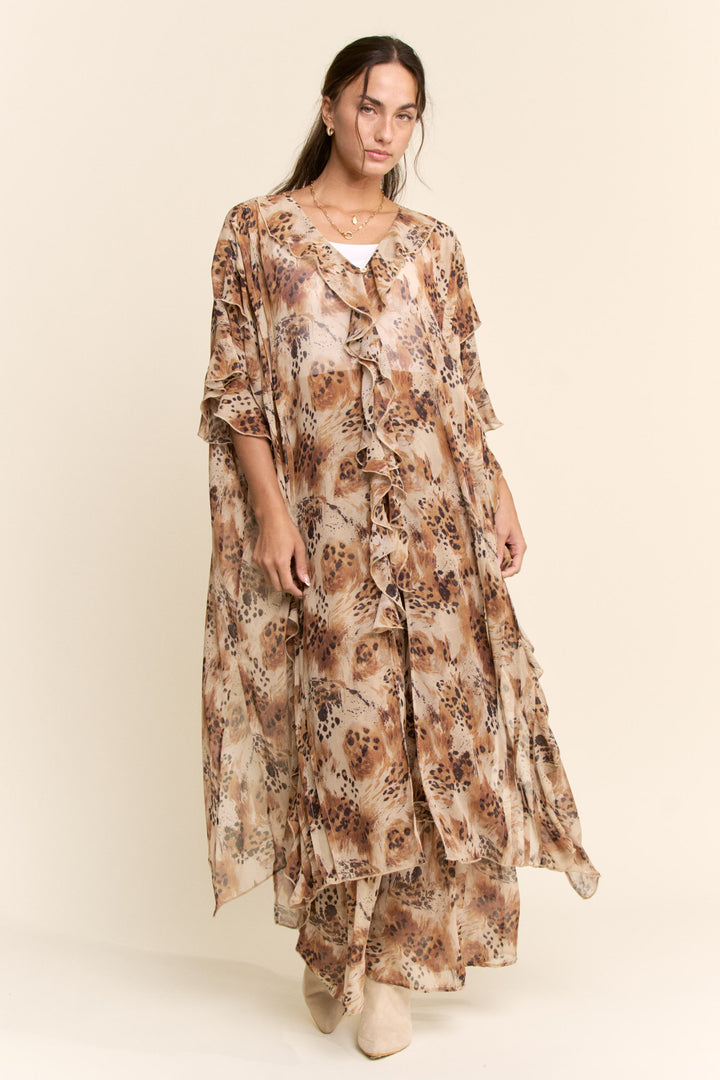 Golden Oasis Kimono