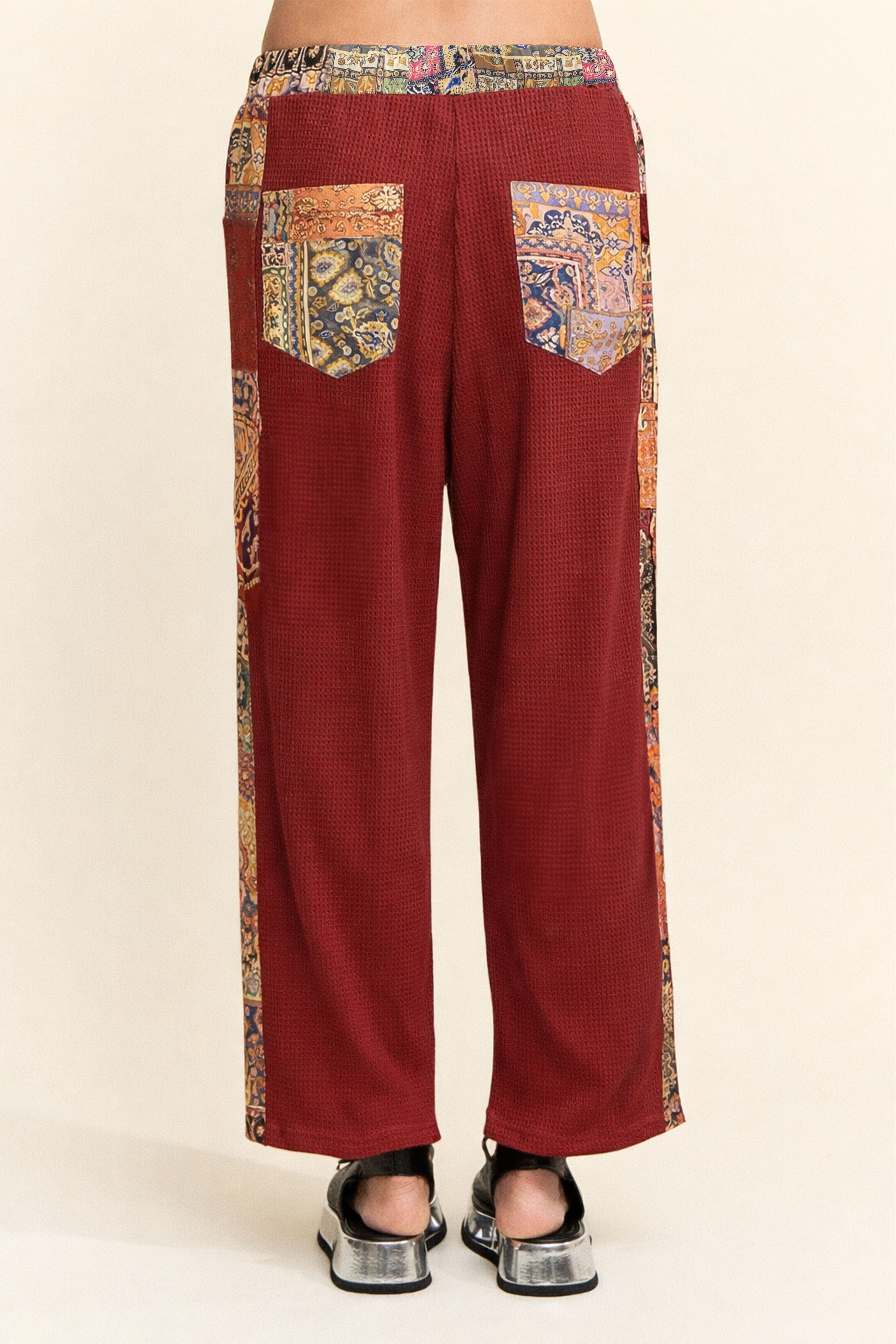 Cozy Crimson Waffle Pants – Farm Girls Fancy Frills