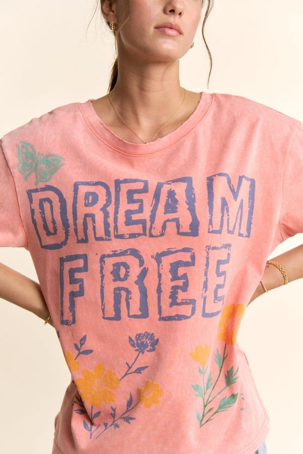 Dream Free Pink Cotton Top
