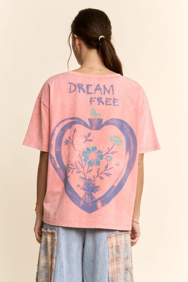Dream Free Pink Cotton Top