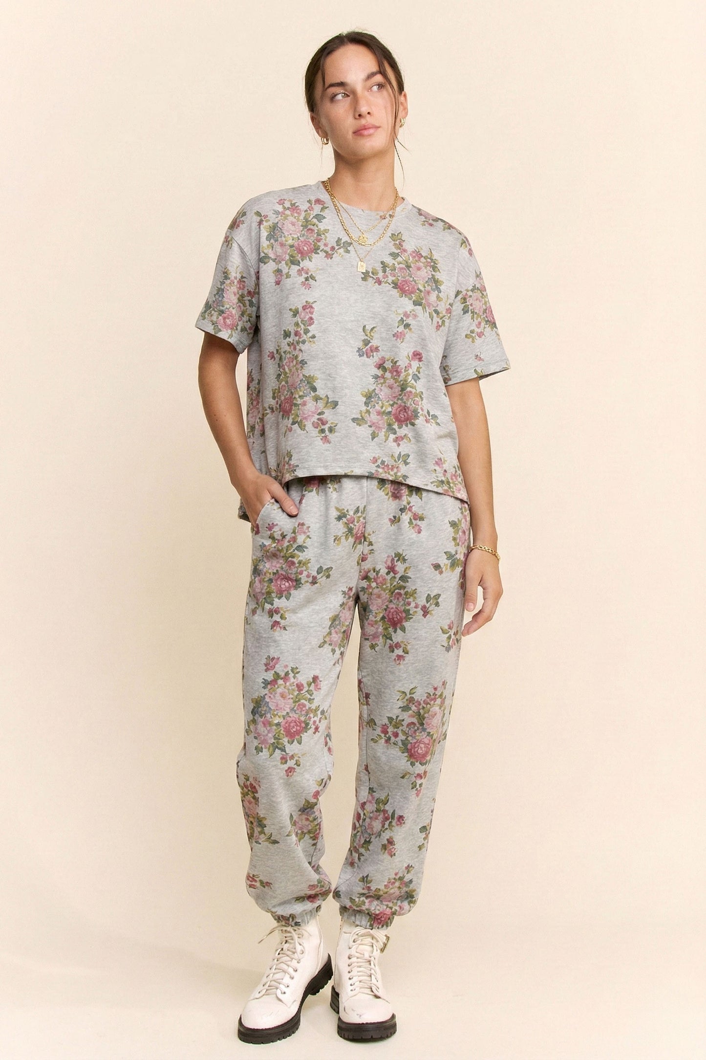 Heather Grey Garden Top