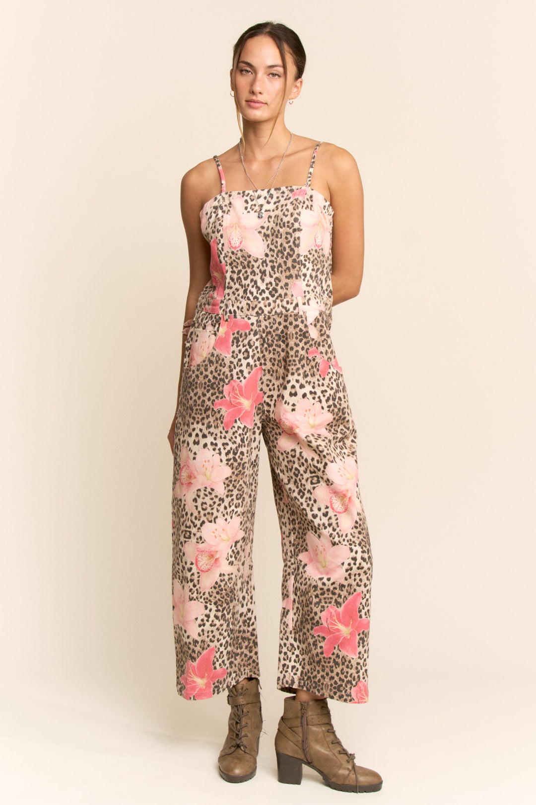 Fierce And Floral Lily Overalls