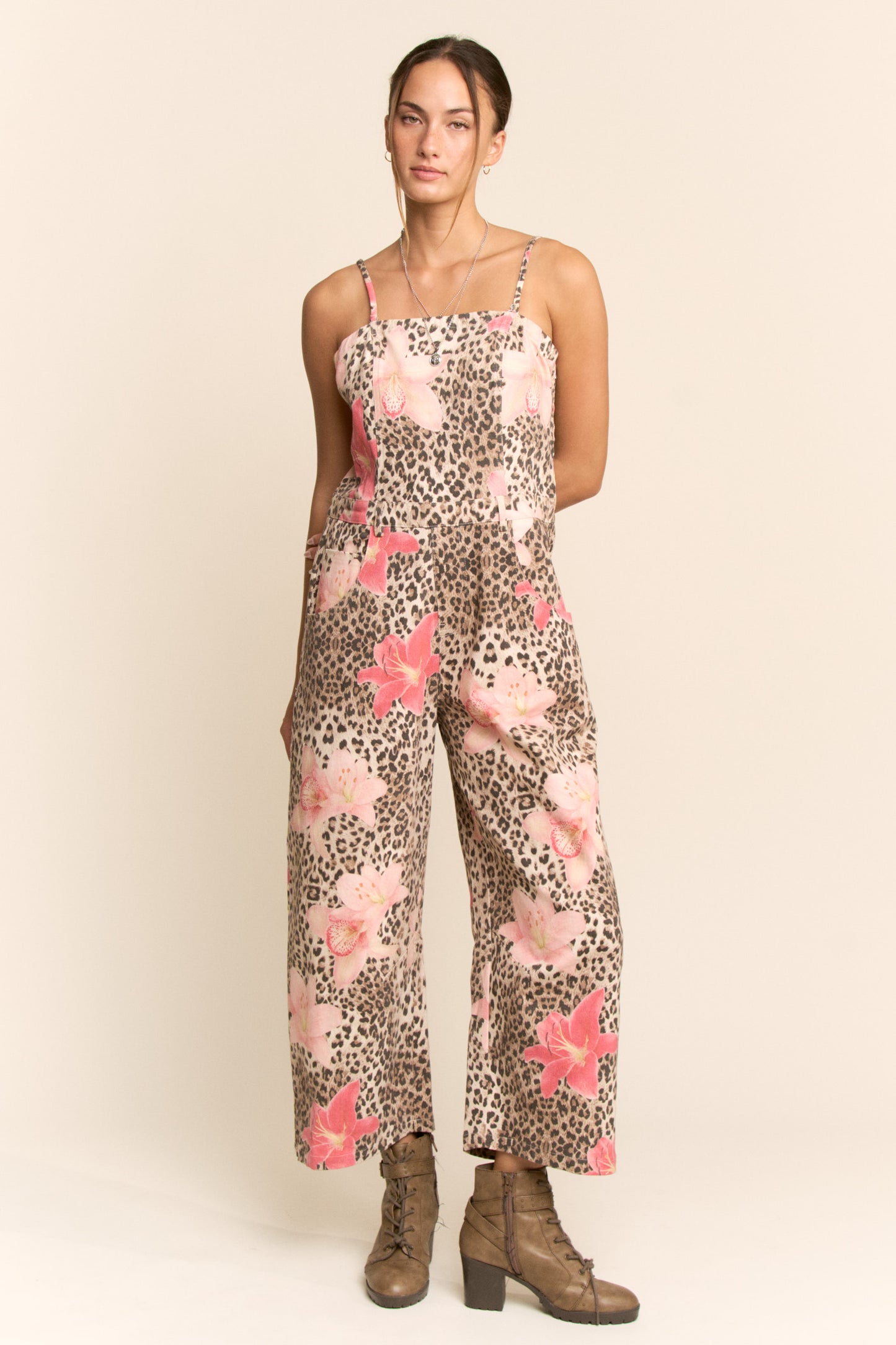 Fierce And Floral Lily Overalls