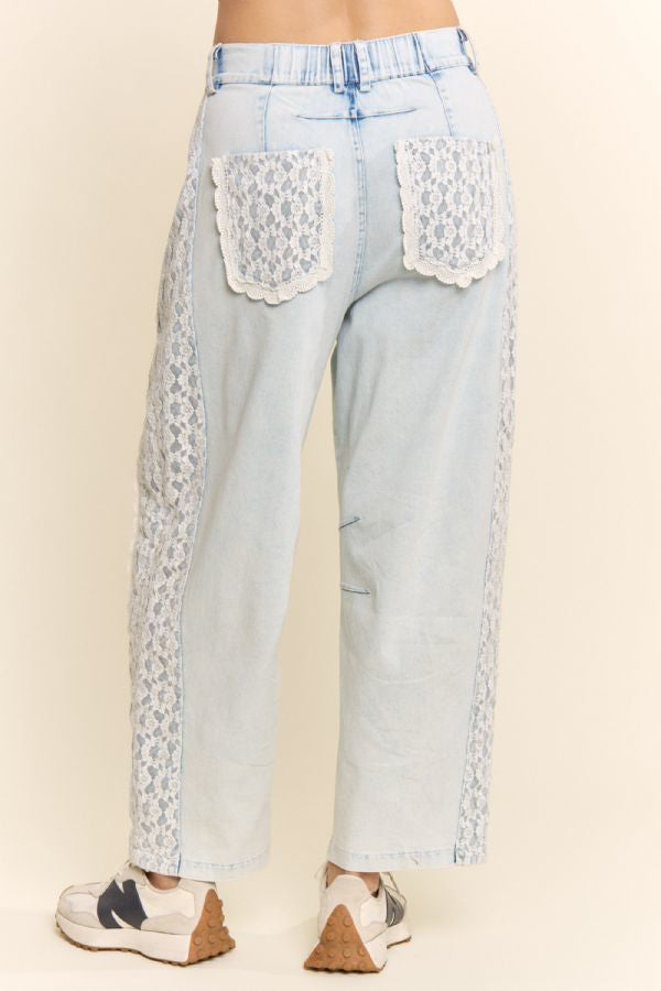 Sweetheart Lace Jeans