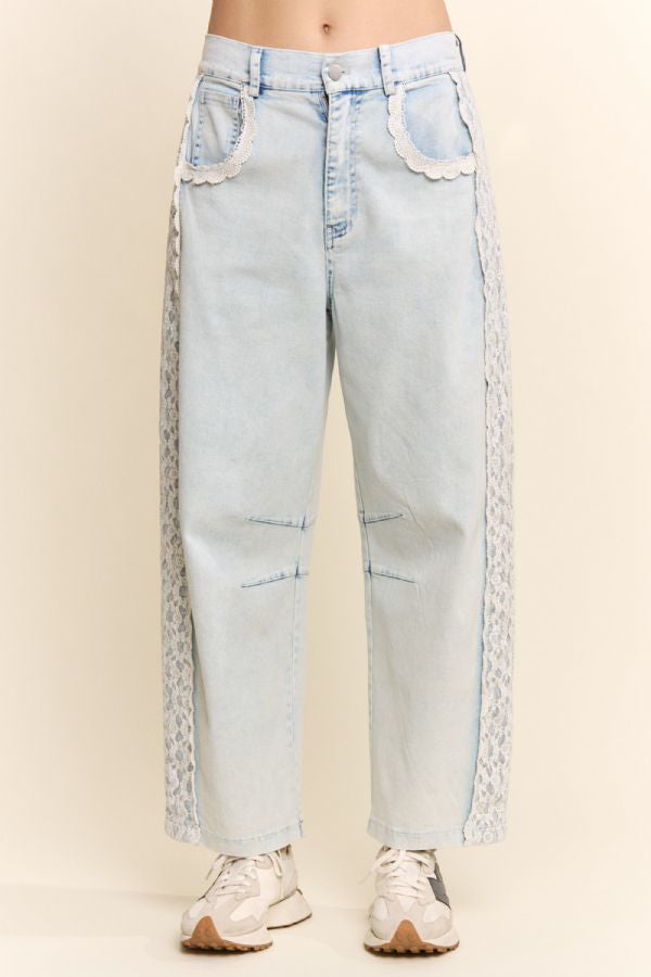 Sweetheart Lace Jeans