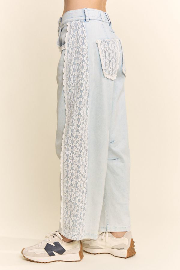 Sweetheart Lace Jeans