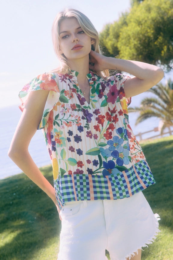 Carnival Bloom Blouse