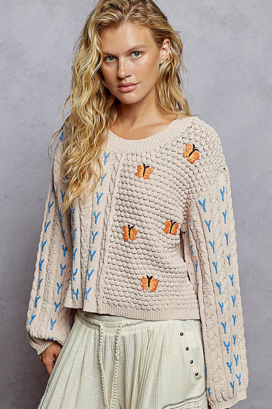 Feeling Butterflies Sweater