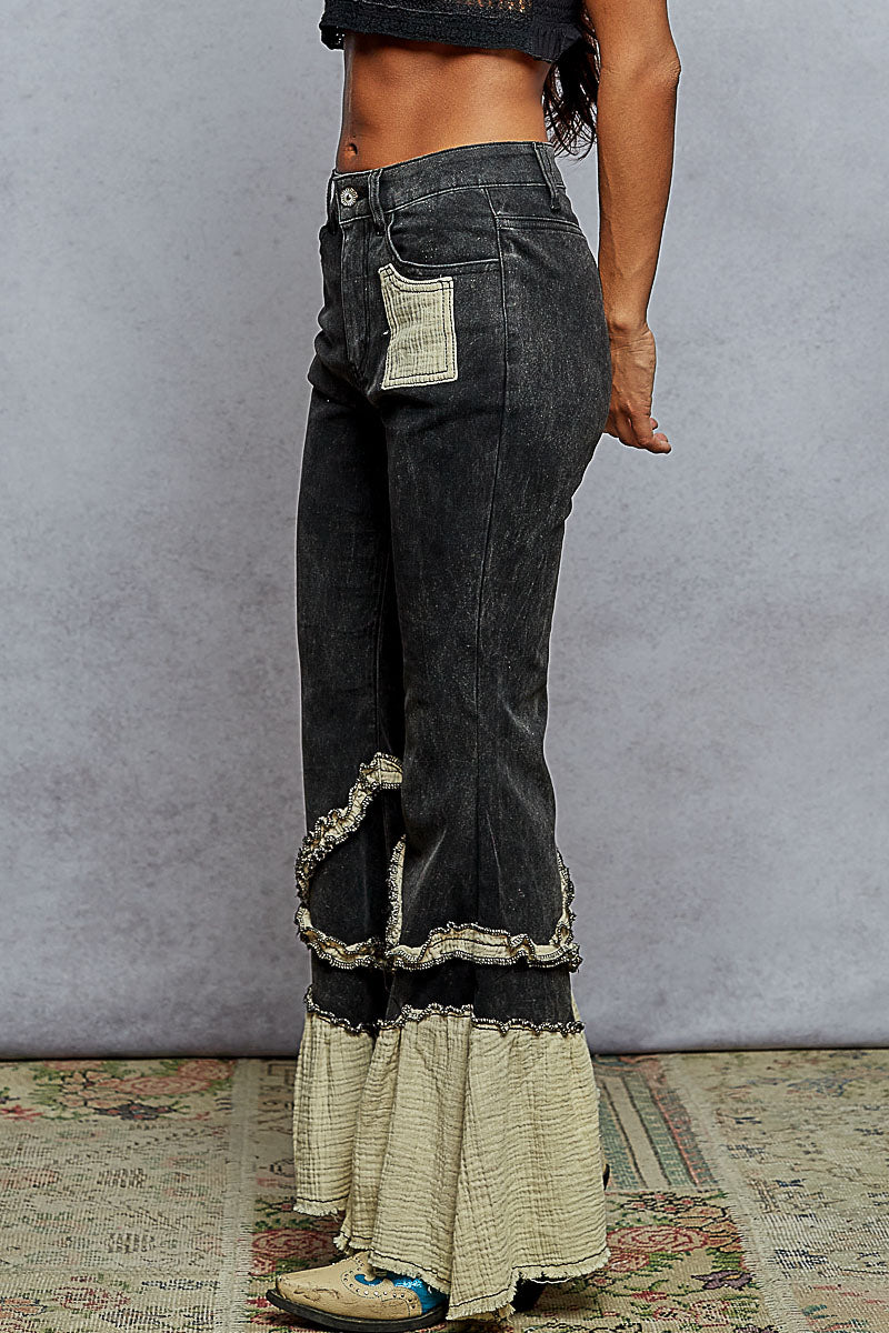 Café Noir Flare Pants
