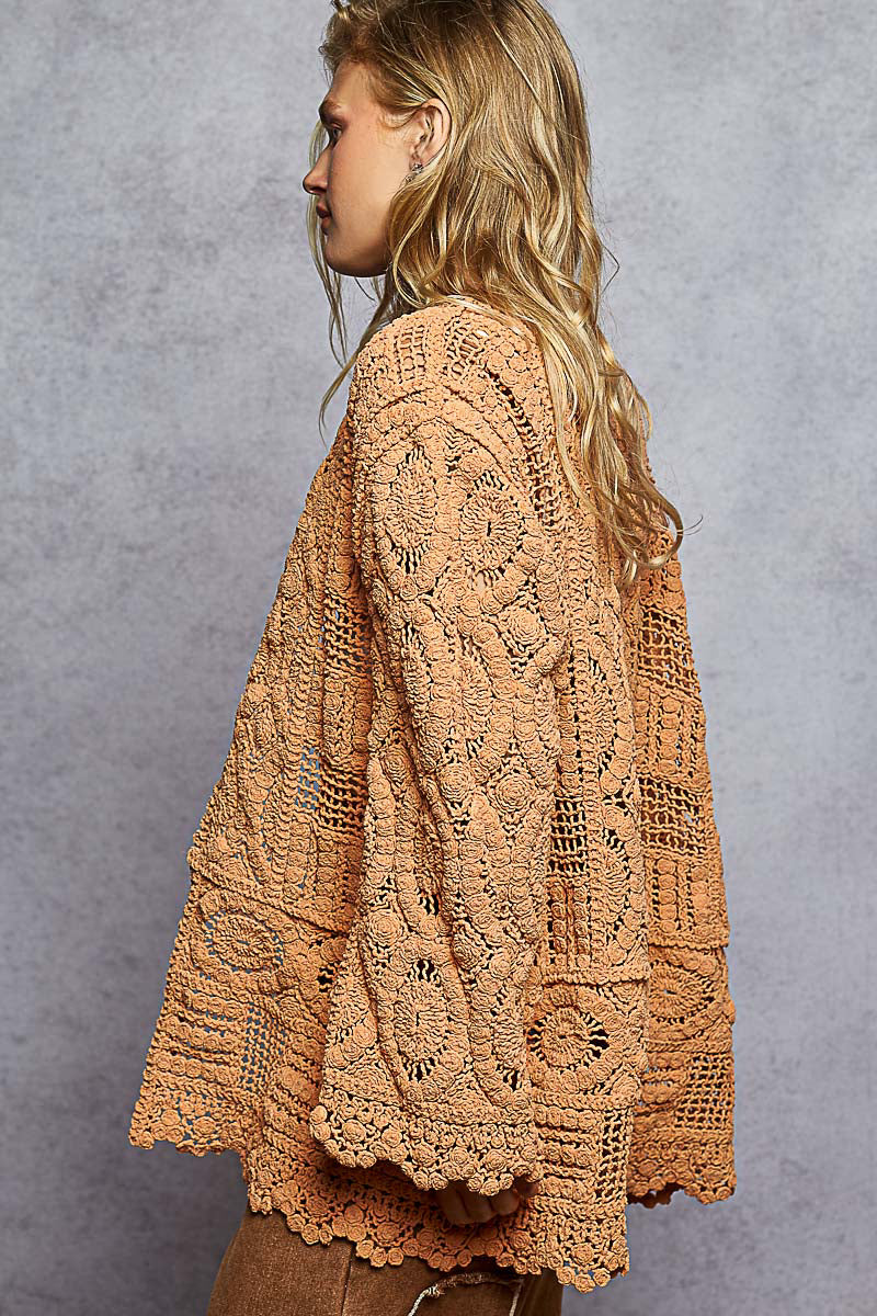 Ginger Crochet Cardigan