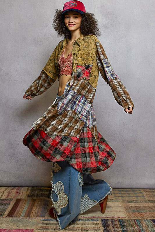 Brass & Bloom Cotton Shirt Dress