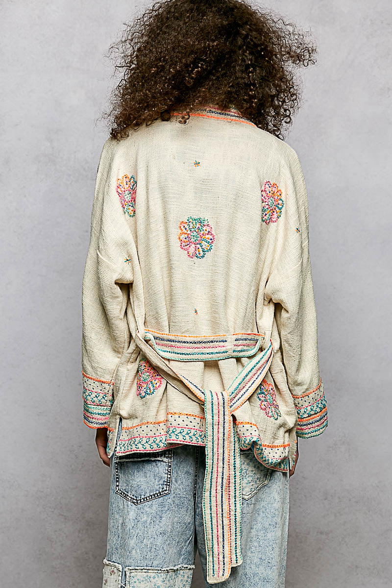 Neon Dream Cotton Kimono