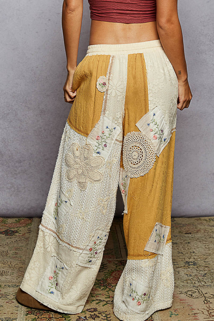 Honey Gold Cotton Pants