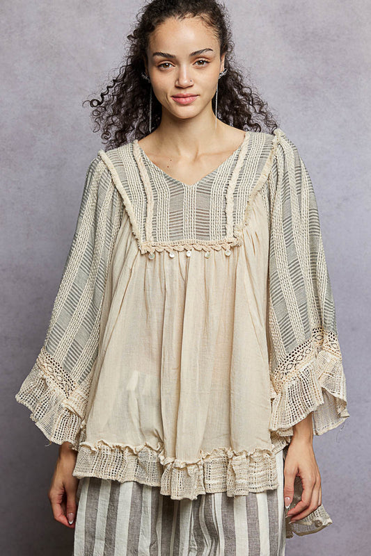 Desert Horizon Natural Blouse