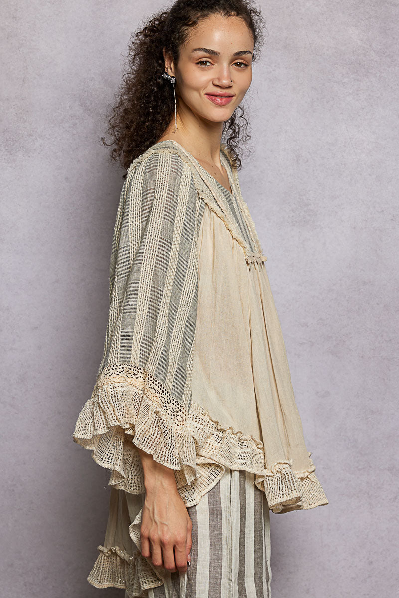 Desert Horizon Natural Blouse