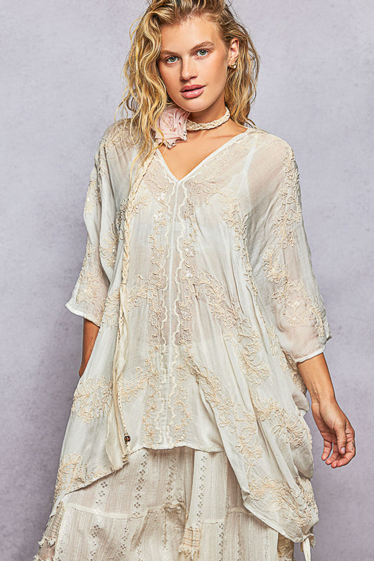 White Sands Oasis Poncho
