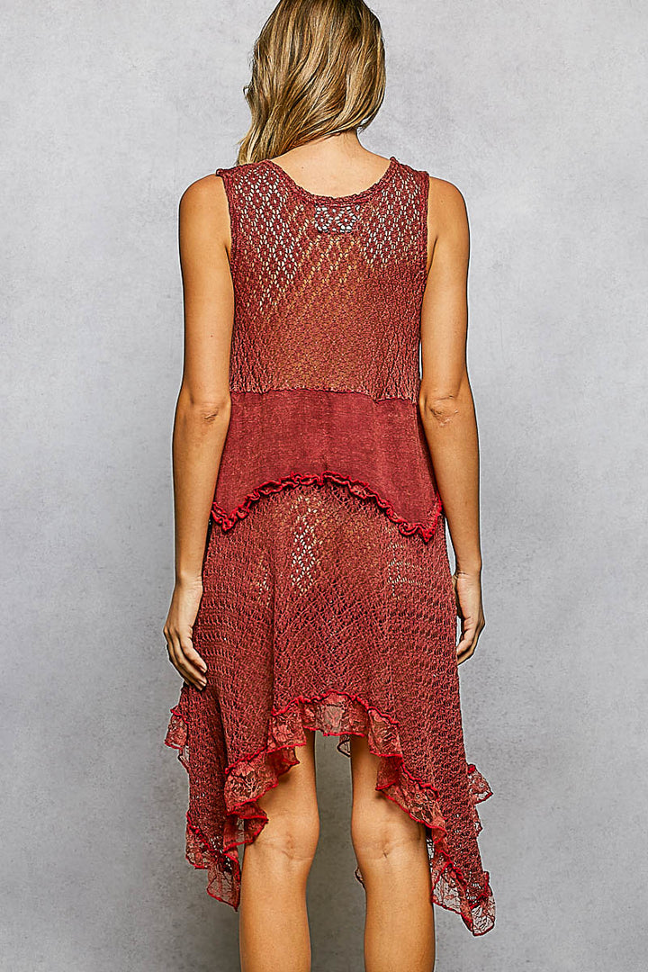Coastal Crochet Cotton Dress