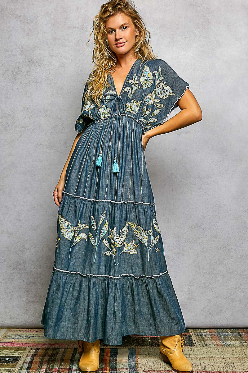 Misty Canyon Cotton Dress