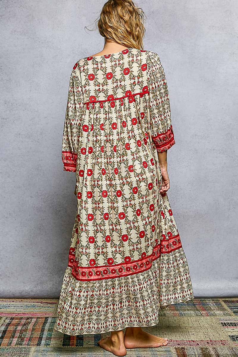 Zinnia Garden Maxi Dress
